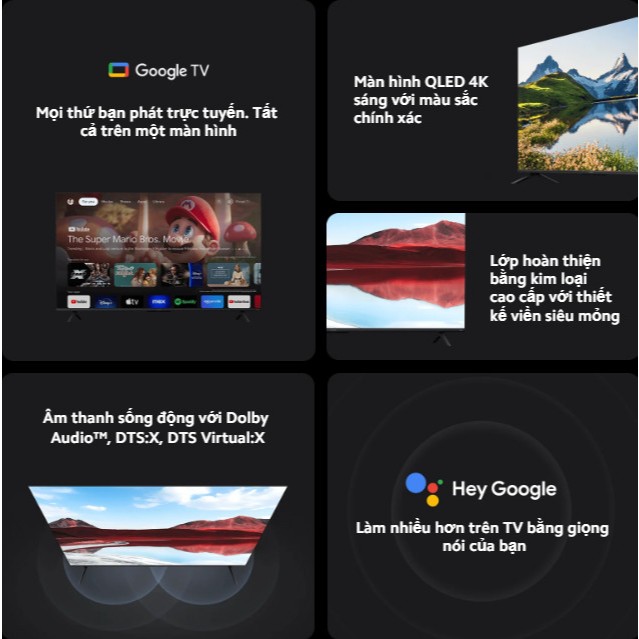 Ảnh Tivi Xiaomi A Pro 55inch 2025 Google TV, Điều khiển giọng nói, Độ phân giải 4K - Hàng Chính Hãng 1