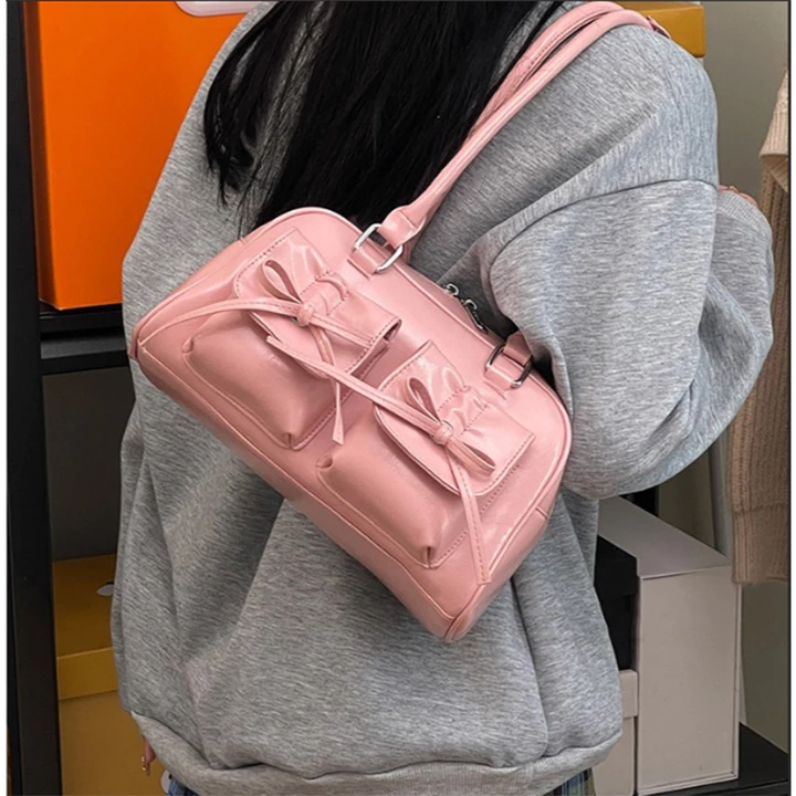 Women's Korean-Style PU Leather Underarm Bag – 6