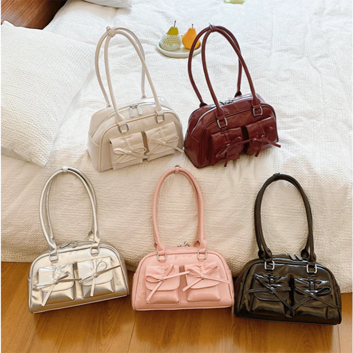 Women's Korean-Style PU Leather Underarm Bag – 3