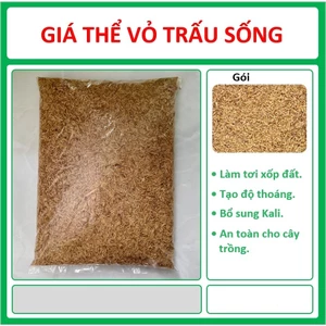 Trấu Sống -Gói 5dm3 - Trộn Đất Trồng Cây Trong Chậu
