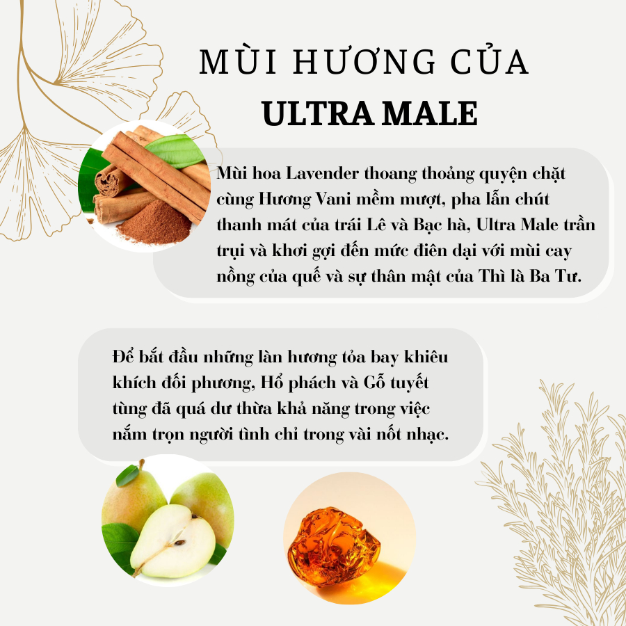 Mới Nước Hoa Nam Ultra Male / Le Male Elixir / Parfum  Flora Parfum (10ml / 20ml / 30ml) - Nam Tính, Gợi Cảm, Cuốn Hút | BigBuy360 - bigbuy360.vn