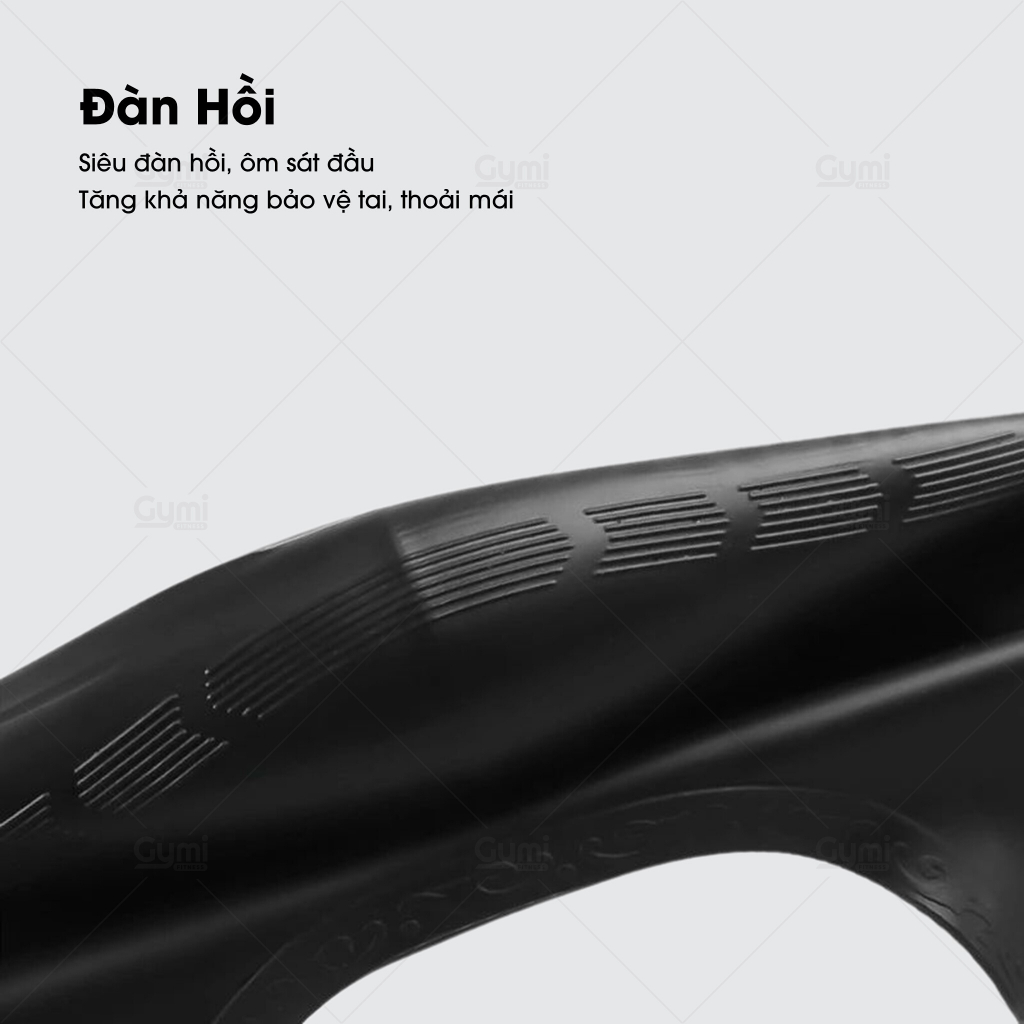 Mũ Bơi Silicone Dùng Được Cho Nam Nữ - Bịt Tai, Ngăn Nước, An Toàn Cho Tóc Và Da Đầu - MuBoi-TrumToc