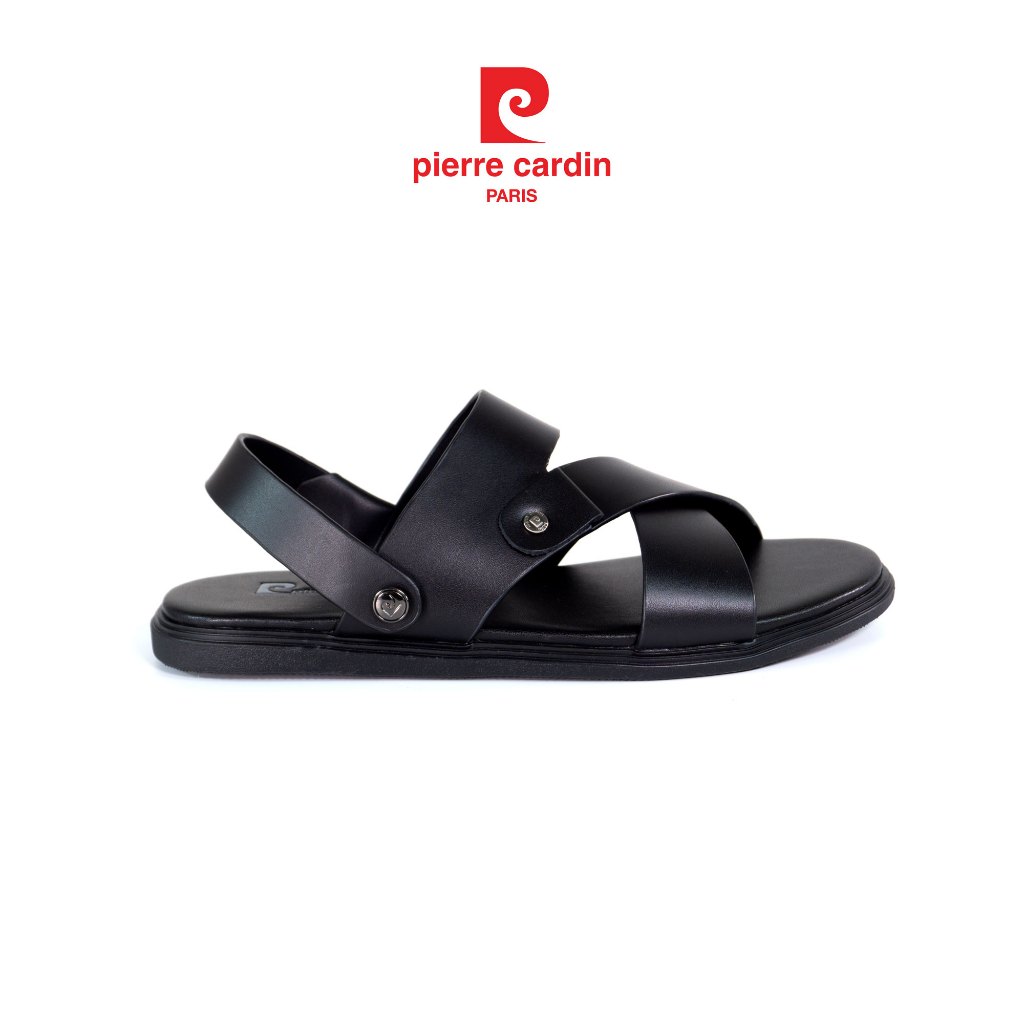 Ảnh Sandal nam Pierre Cardin Pháp thiết kế quai chéo không gây đau chân, đế cao su 162 - Hàng chính hãng 3