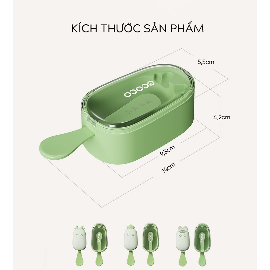 Khuôn Làm Kem, Khay Làm Thạch ECOCO Hình Con Vật, Dụng Cụ Làm Kem Tại Nhà Cao Cấp Mẫu Mới E23168 | BigBuy360 - bigbuy360.vn