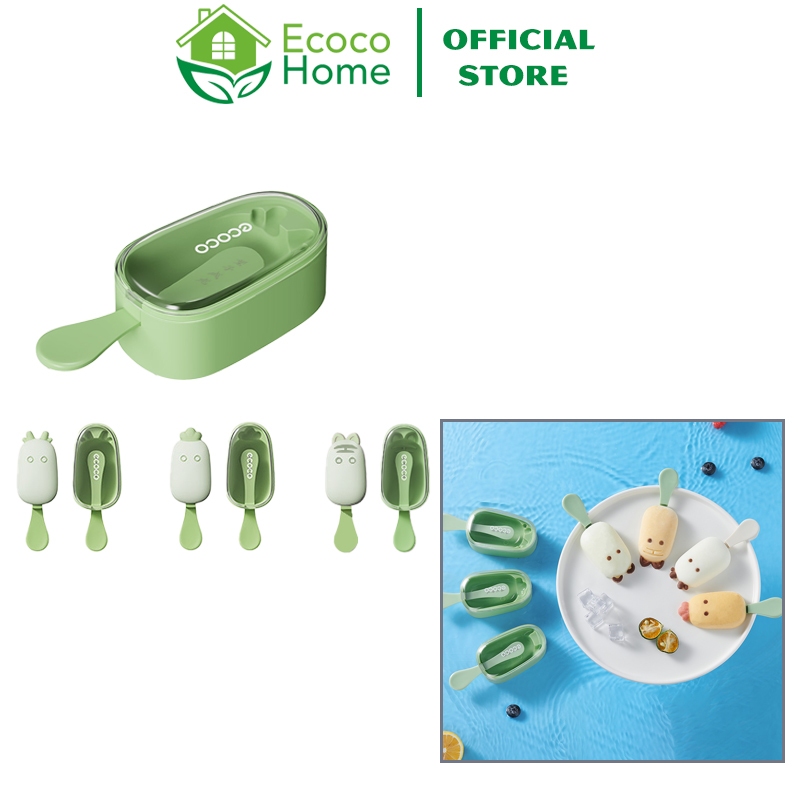 Khuôn Làm Kem, Khay Làm Thạch ECOCO Hình Con Vật, Dụng Cụ Làm Kem Tại Nhà Cao Cấp Mẫu Mới E23168 | BigBuy360 - bigbuy360.vn