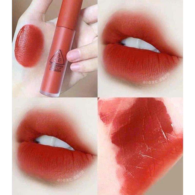 Son kem 3CE Soft Lip Lacquer màu Null set (đỏ gạch) | Shopee Việt Nam