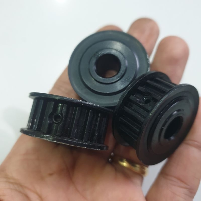 pulley đai răng M5 đường kính 30mm 20 răng trục phi 10 anode đen ...
