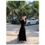 Váy nữ body dáng dài sát nách tôn dáng Fizano, đầm nữ cổ tròn chất zip phong cách basic D1662
