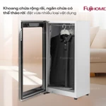 Tủ sấy giày khử mùi diệt khuẩn bằng tia UV và ozone Fujihome, Máy sấy giày dép làm khô và khử mùi giày tất đa năng — ảnh 4