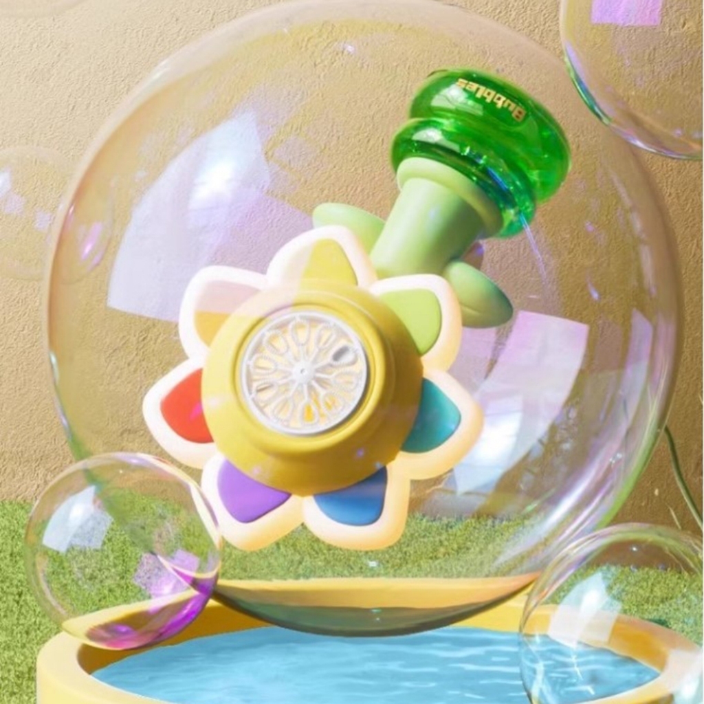 Máy Bắn Bong Bóng Súng Bong Bóng Xà Phòng Bắn Bong Bóng Thổi Bong Bóng Hoa Hướng Dương Cầm Tay - PUPU HOUSE