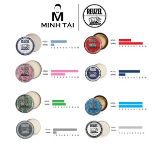 Sáp Vuốt Tóc Nam REUZEL Clay Matte Pomade - Hàng Chính Hãng