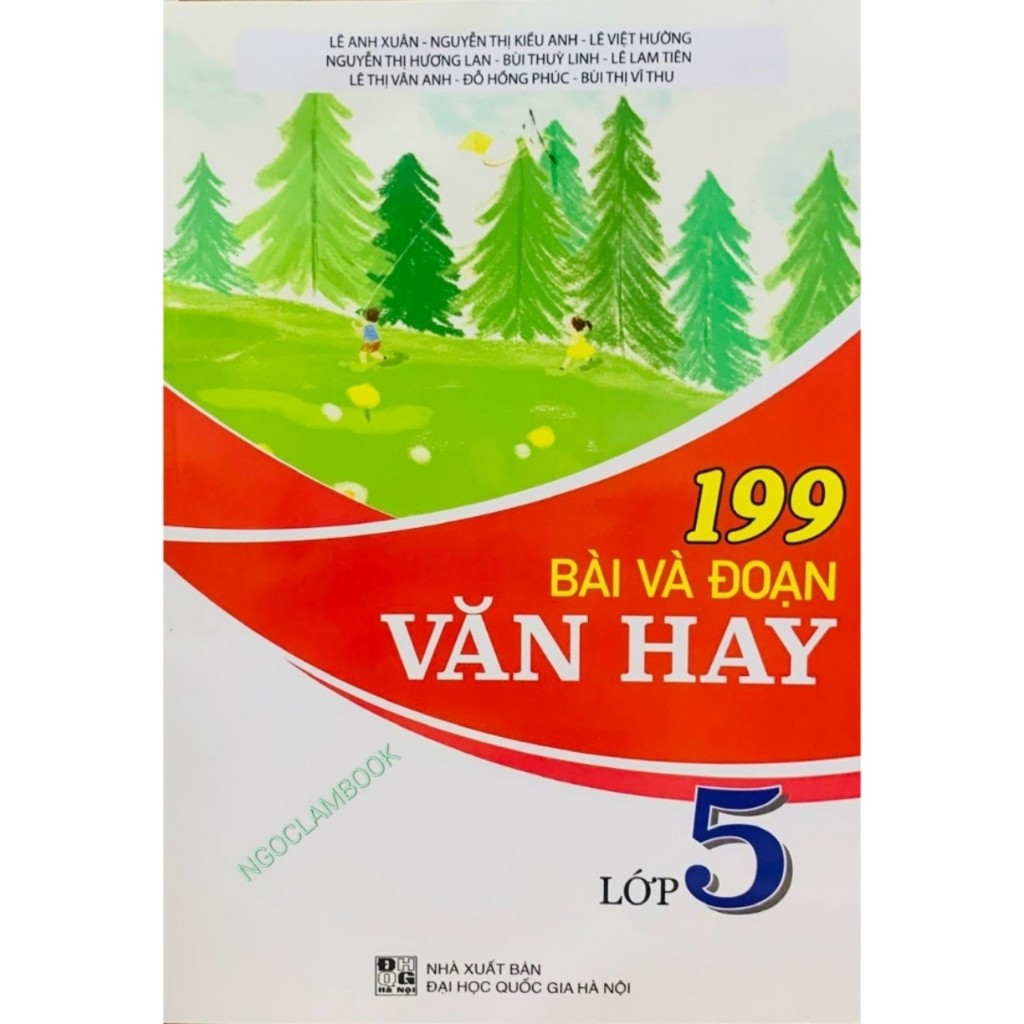 Ảnh Sách - 199 Bài và đoạn văn hay lớp 5 1