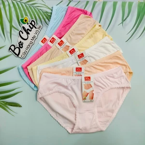 Quần Lót Nữ Cotton Thái Siêu Mịn Chất Liệu Thấm Hút Và Co Giãn 4 Chiều Size 40 - 60 Kg - Bơ Chip