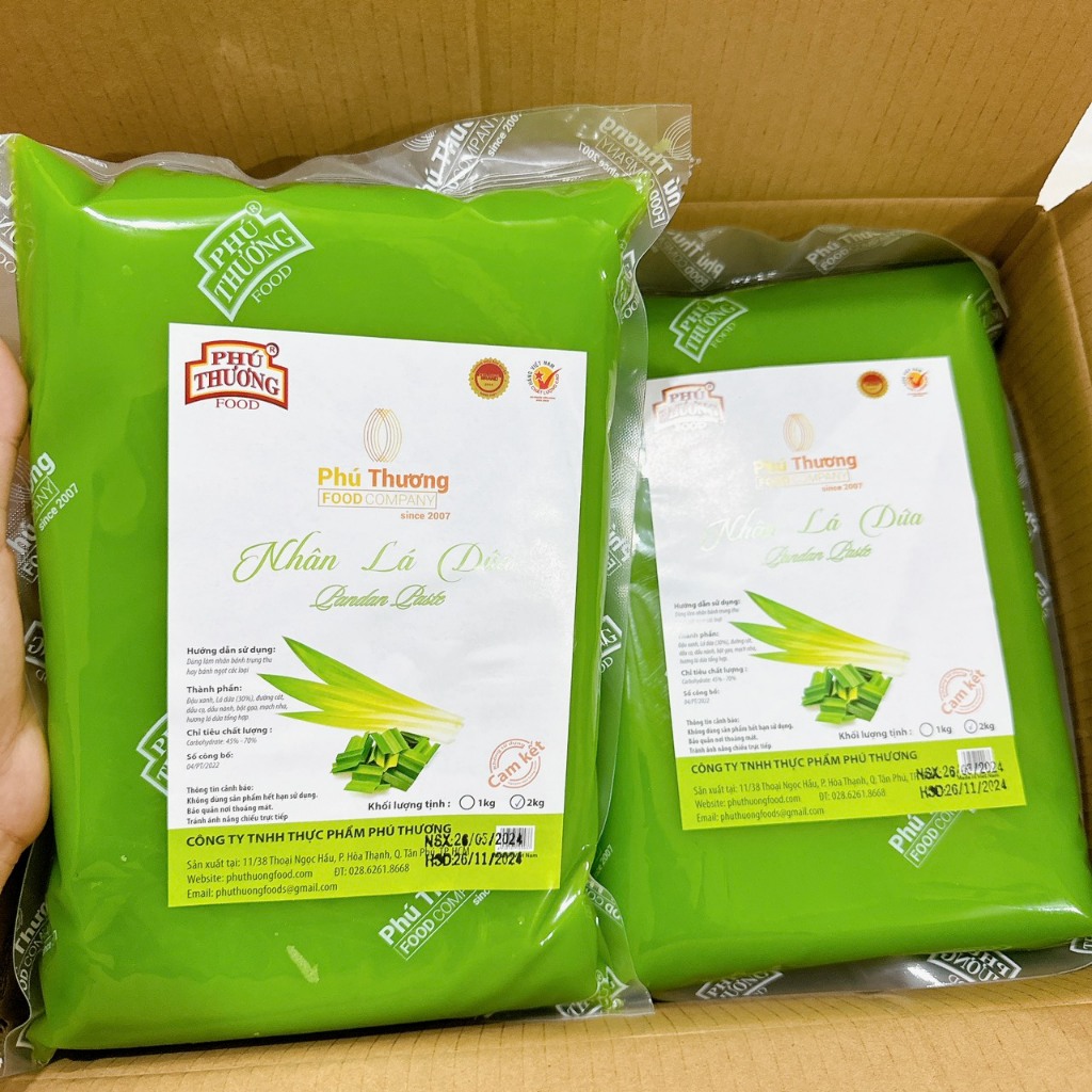 Nhân lá dứa Phú Thương (Ít ngọt)