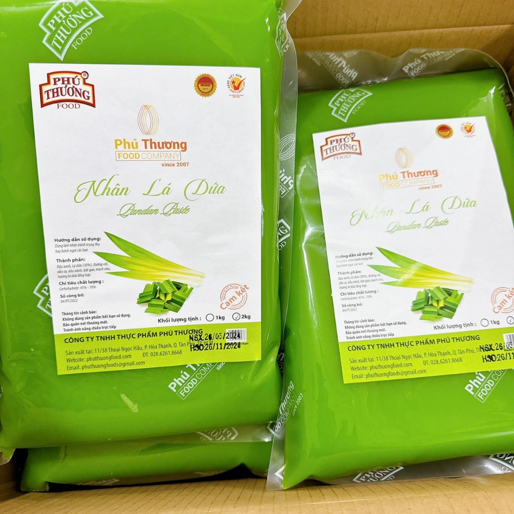 Nhân lá dứa Phú Thương (Ít ngọt)