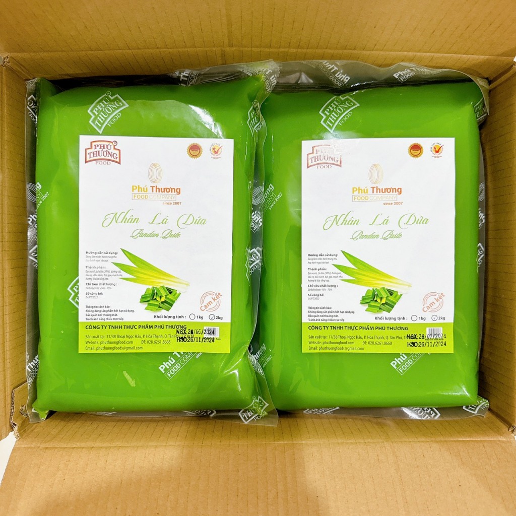Nhân lá dứa Phú Thương (Ít ngọt)