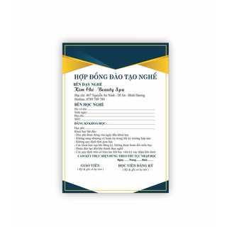 hợp đồng học nghề đào tạo học viên