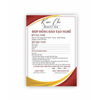 hợp đồng học nghề đào tạo học viên