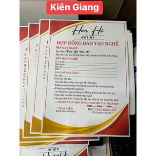 hợp đồng học nghề đào tạo học viên