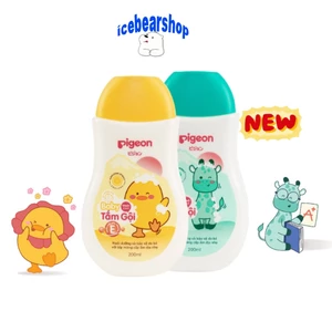 Sữa tắm gội Pigeon 200ml mẫu mới cấp ẩm nhanh mùi hương dễ chịu cho bé ngủ ngon phòng ngừa ứng da