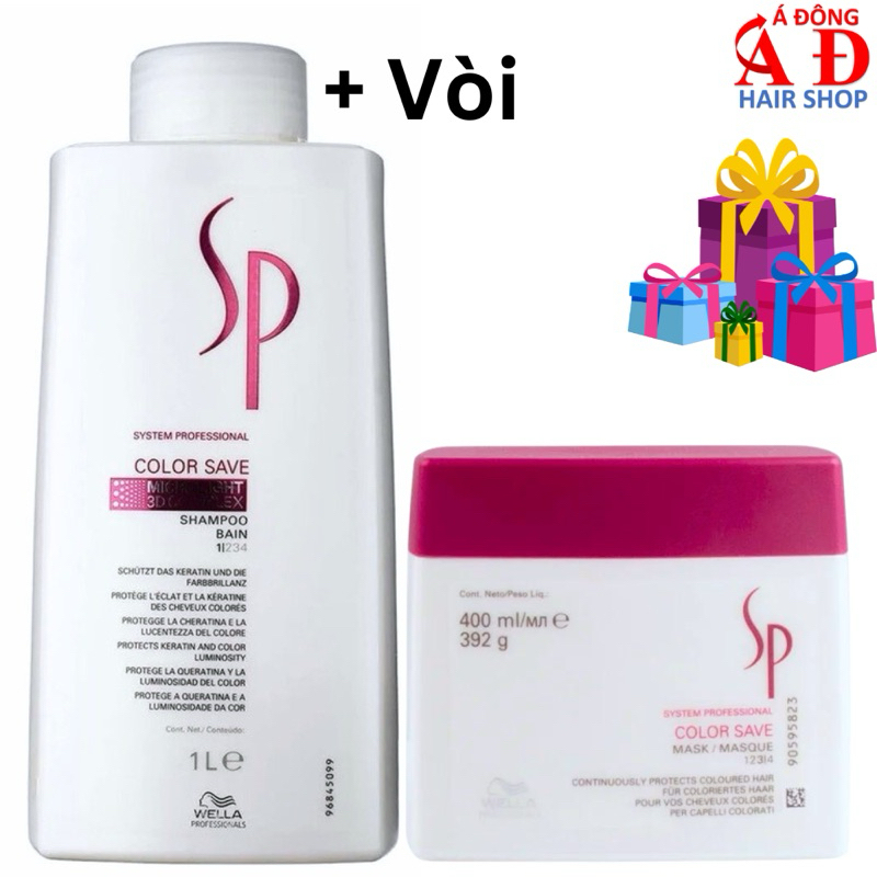 Mặt nạ ủ Tóc SP Wella Color Save giữ màu nhuộm lâu phai (ĐỨC) 400ml