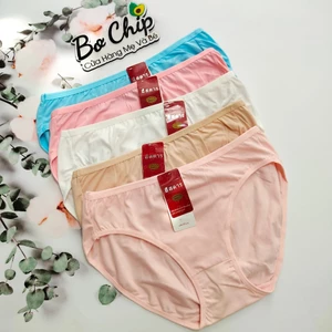 Quần Lót Bigsize 65-75kg, Quần Chip Cotton Thái Thấm Hút Mồ hôi Thoáng Mát 3014 - Bơ Chip