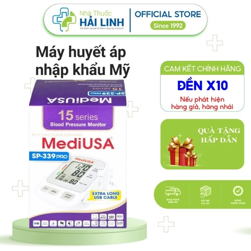 Máy đo huyết áp bắp tay tự động MediUSA ⚡ Nhập khẩu Mỹ ⚡ 15 series
