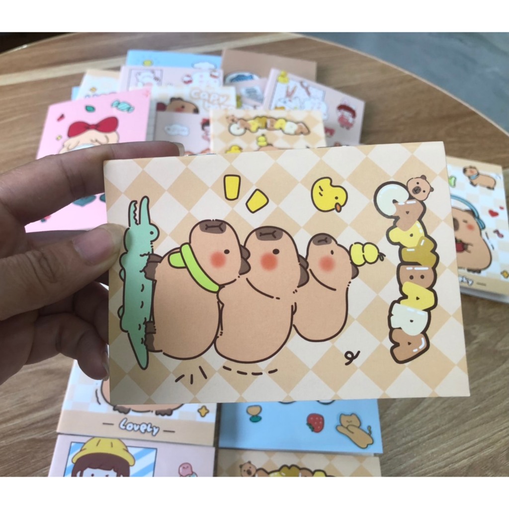 Sổ tay mini kẻ ngang,sổ tay nhiều hình dẽ thương,mua làm quà tặng cho học sinh,(hình ngẫu nhiên)
