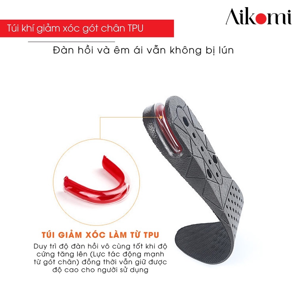 Ảnh Lót giày tăng chiều cao AIKOMI L110AB đệm khí cao cấp full size cả bàn nửa bàn 2