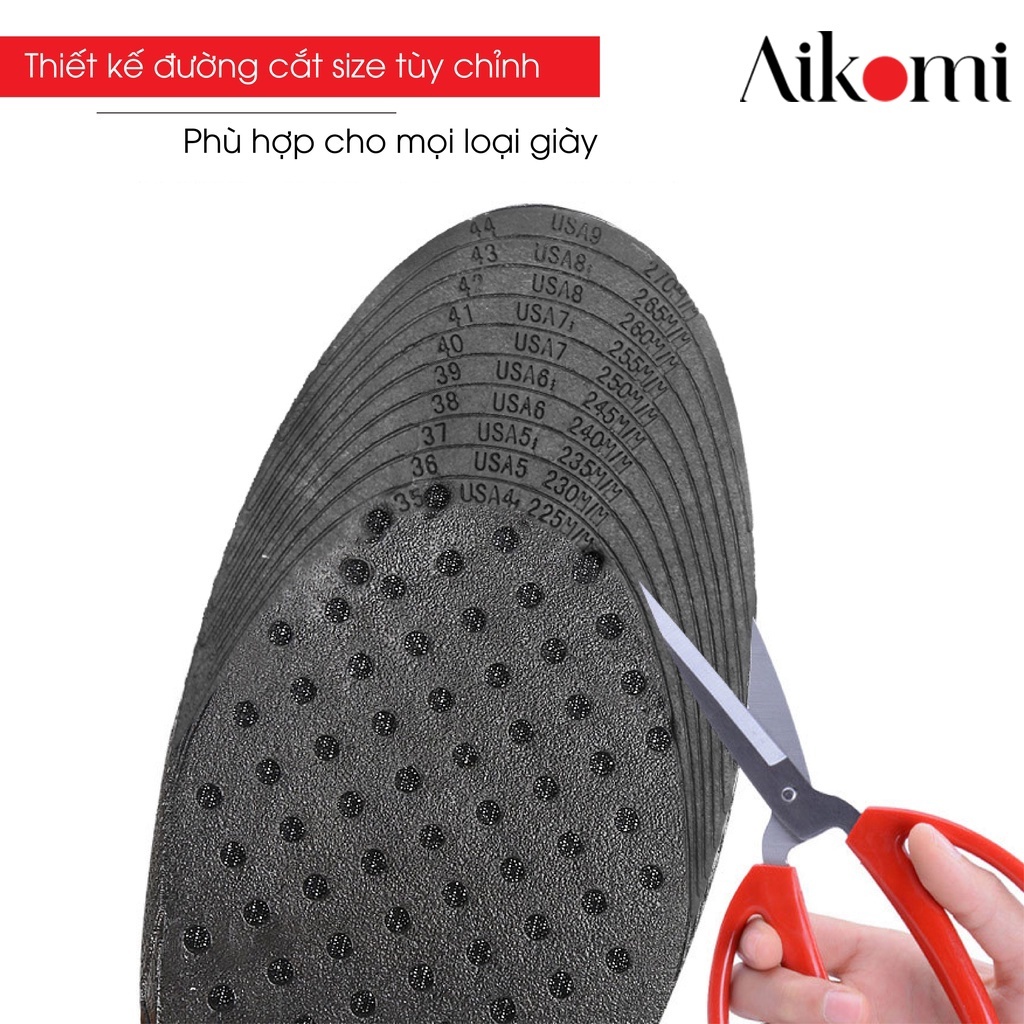 Ảnh Lót giày tăng chiều cao AIKOMI L110AB đệm khí cao cấp full size cả bàn nửa bàn 3