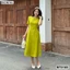 Đầm thiết kế cổ tròn dáng xòe dài BEMINE MT9169