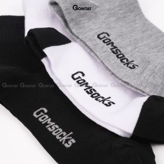 Tất cổ cao trơn basic nam nữ GOMTAT, vớ cao cổ unisex mềm mịn, hút ẩm thoáng khí, khử mùi chân - VNX-SOCKS-CAO