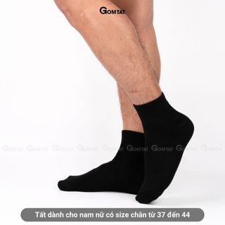 Tất cổ cao trơn basic nam nữ GOMTAT, vớ cao cổ unisex mềm mịn, hút ẩm thoáng khí, khử mùi chân - VNX-SOCKS-CAO
