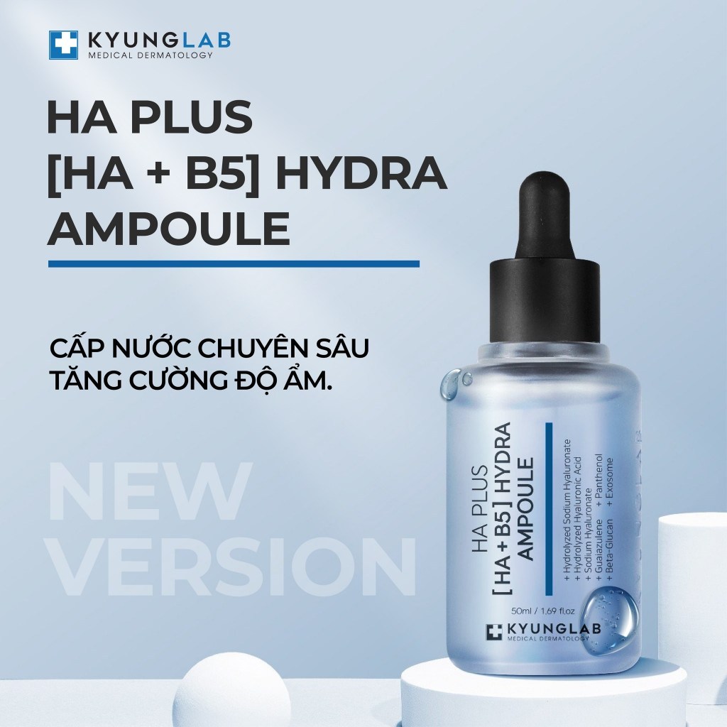 Serum HA B5 KyungLab dưỡng ẩm cấp ẩm phục hồi da 50ml