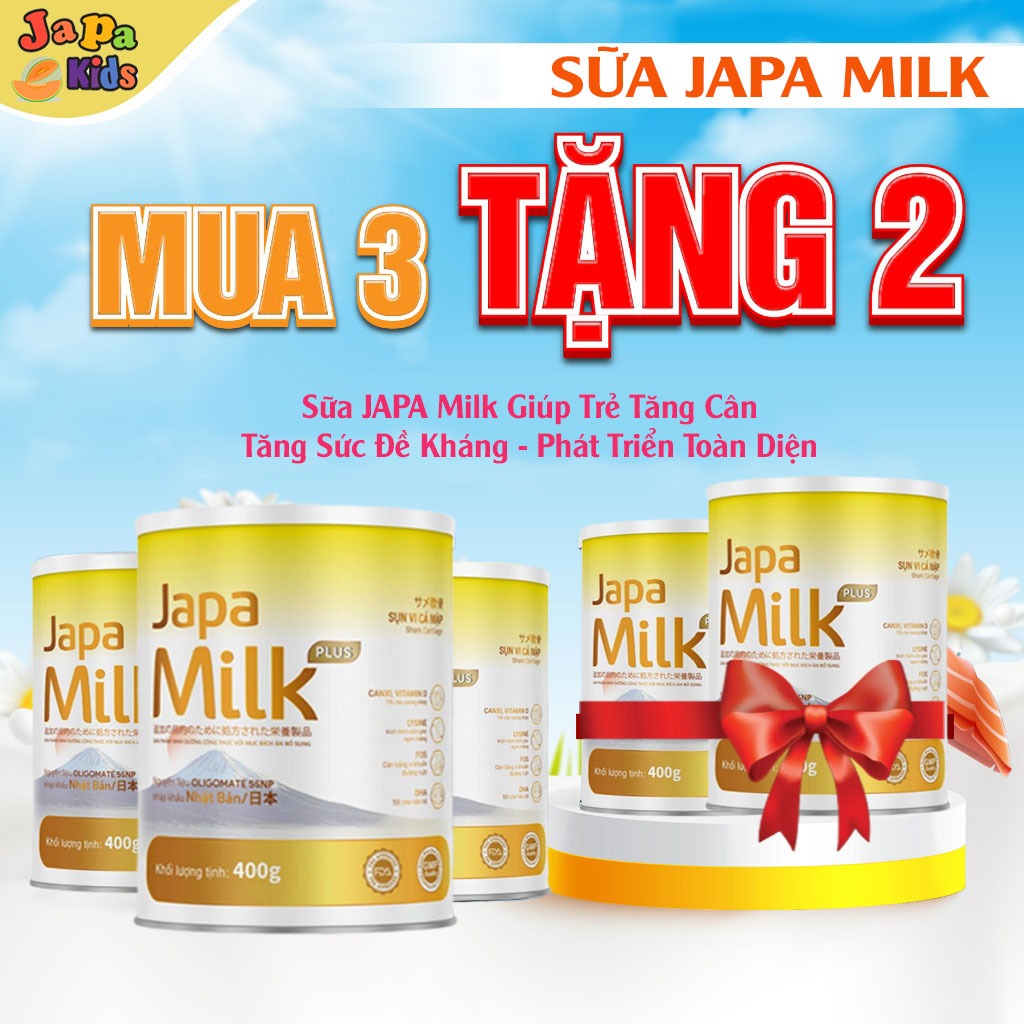 Ảnh sữa non JAPA MILK giúp trẻ tăng cân phát triển toàn diện chính hãng Japa Kids 1