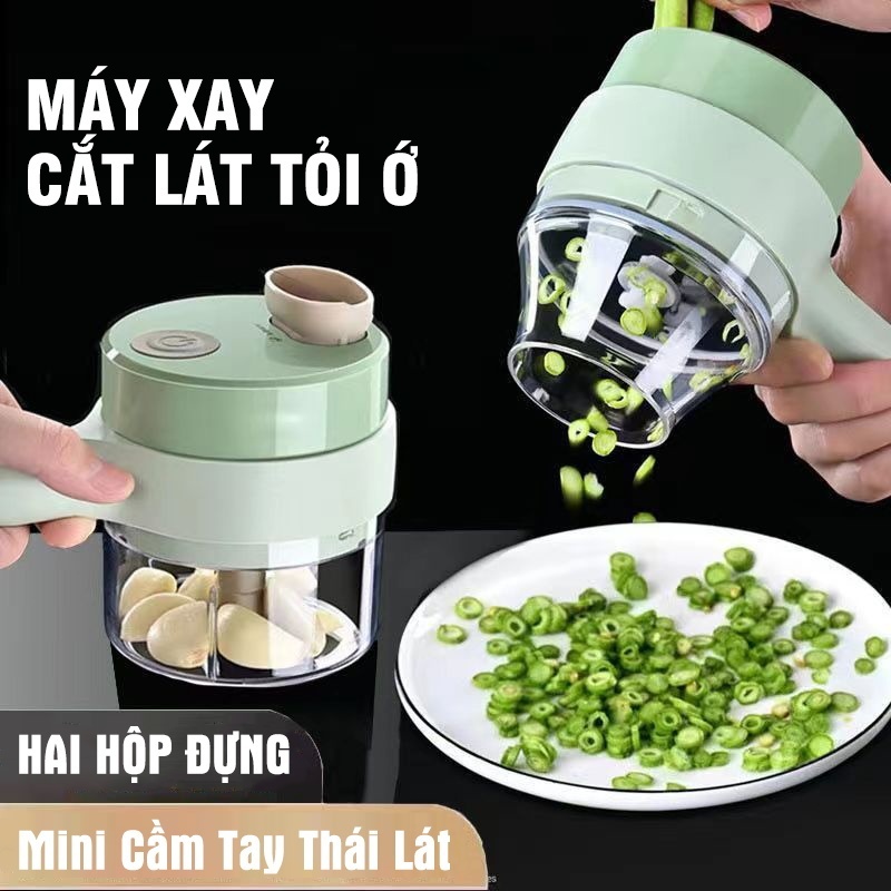 Máy Cắt Rau Củ đa Chức Năng Mới Gia Dụng Cắt Lát Hiện Vật, Máy Giã Tỏi ...