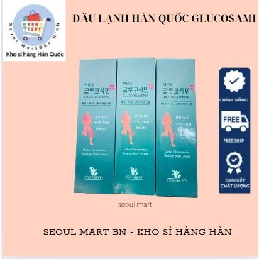 DẦU LẠNH HÀN QUỐC GLUCOSAMI, GIAMR ĐAU NHỨC XƯƠNG KHỚP, CỎ, VAI,GÁY
