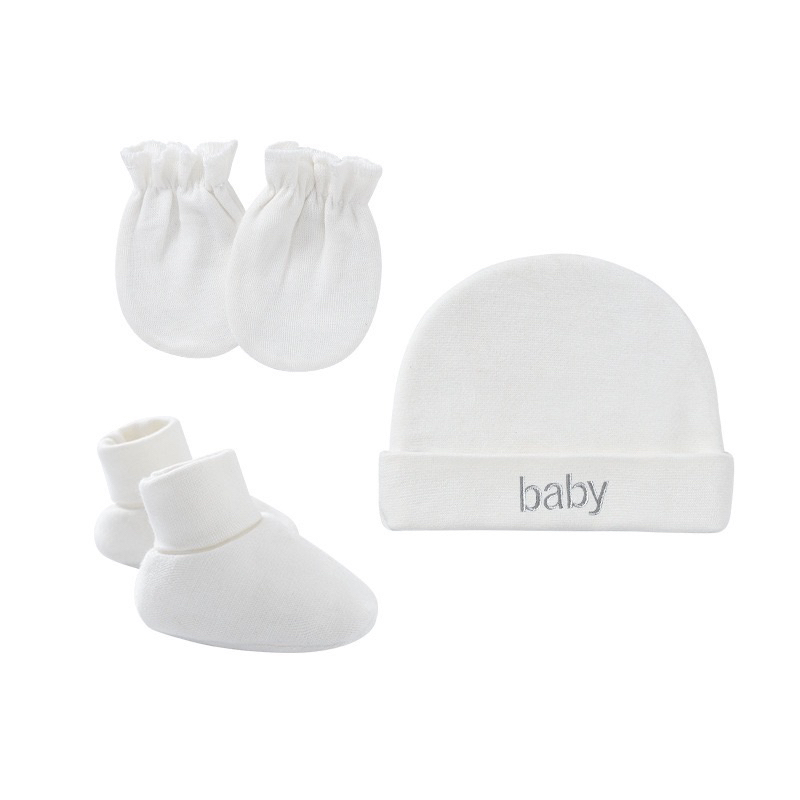 [MD126] Set mũ kèm bao tay và tất chân cho bé sơ sinh