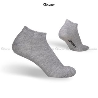Tất cổ ngắn trơn màu GOMTAT, vớ nam nữ cổ thấp hút ẩm thoáng khí, khử mùi êm chân - GOMSOCKS-NGAN-1DOI