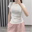 áo thun tăm xám, đen, trắng, body, dễ mặc dễ phối đồ, baby tee ba196