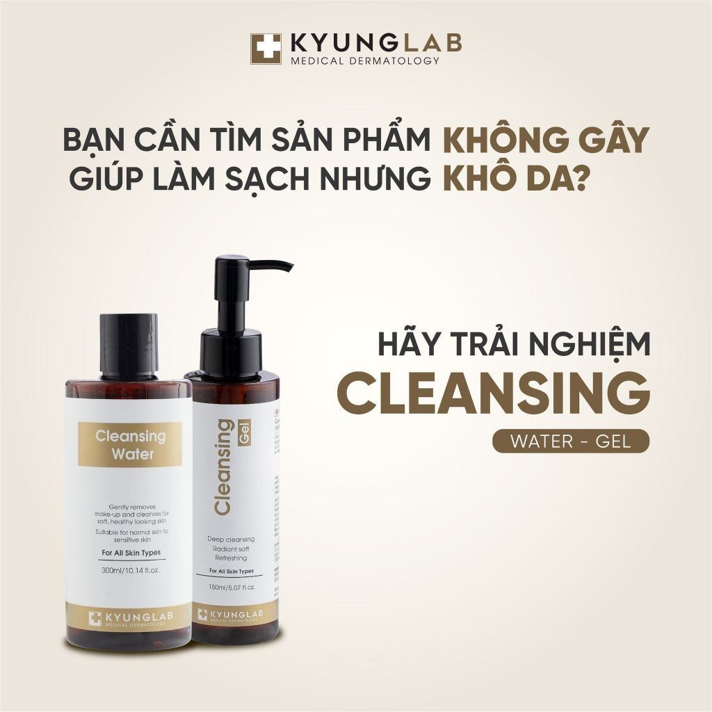 Sữa rửa mặt KyungLab Cleansing Gel 150ml làm sạch sâu dịu nhẹ không khô da