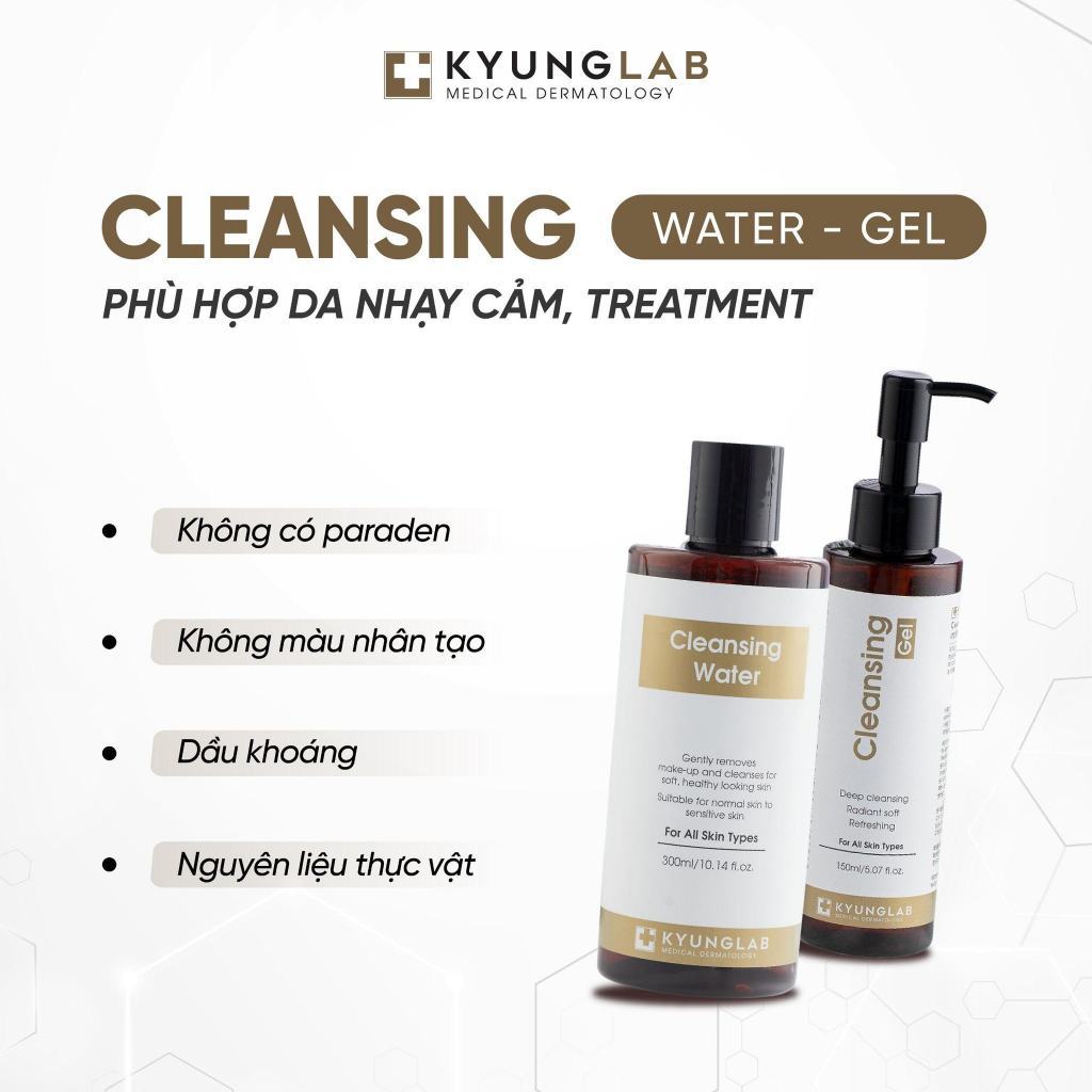 Sữa rửa mặt KyungLab Cleansing Gel 150ml làm sạch sâu dịu nhẹ không khô da