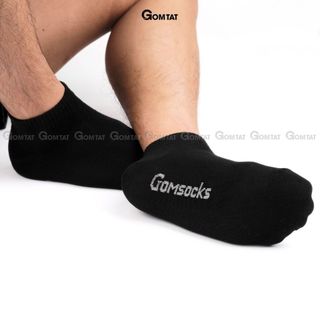 Combo 10 đôi tất nam nữ cổ thấp GOMTAT, vớ ngắn cổ nam nữ, hút ẩm thoáng khí, khử mùi chân - GOMSOCKS-NGAN-CB10