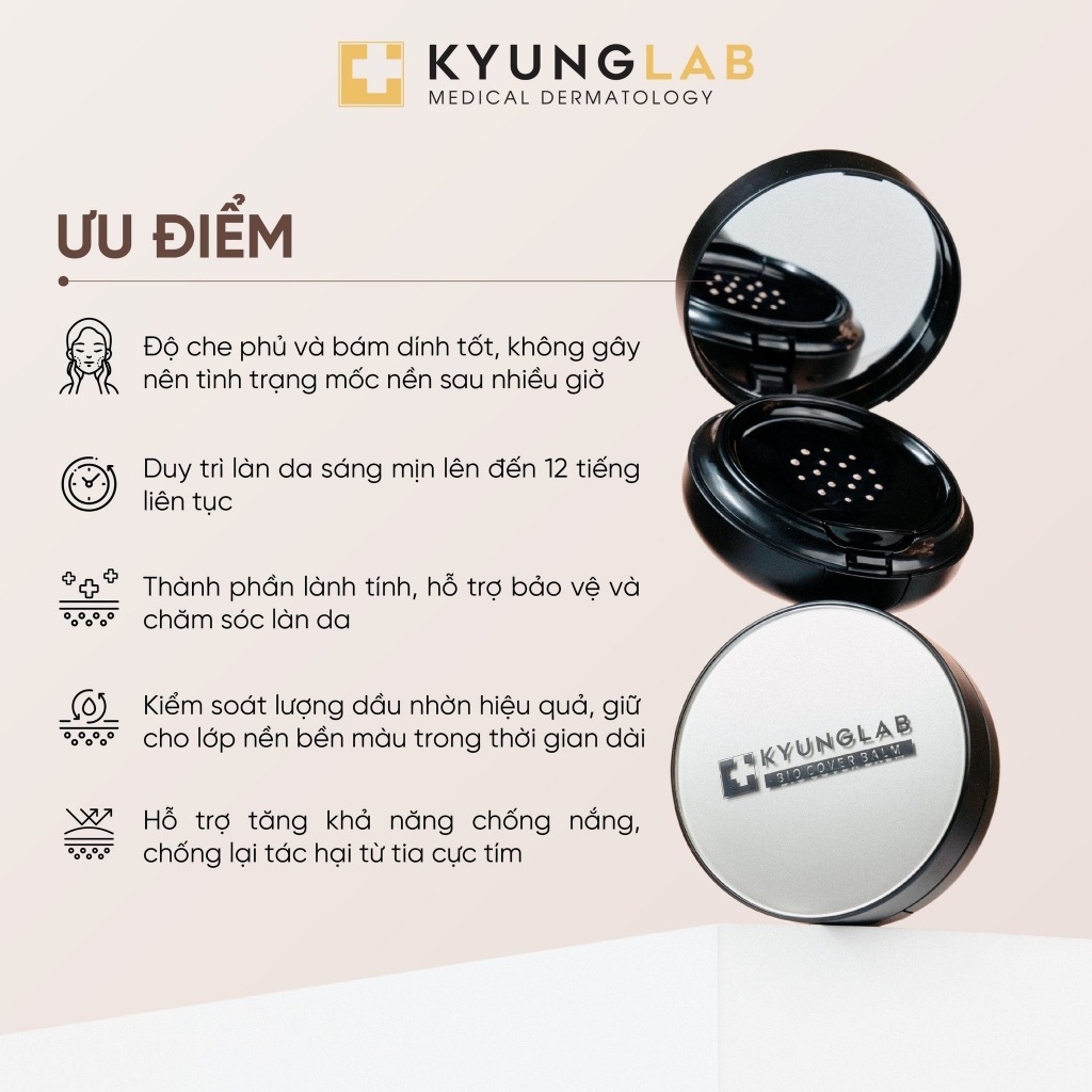 Cushion KyungLab Bio Cover Balm chuyên dành cho da treatment 15g