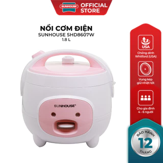 Nồi cơm điện SUNHOUSE 1.8L SHD8607W