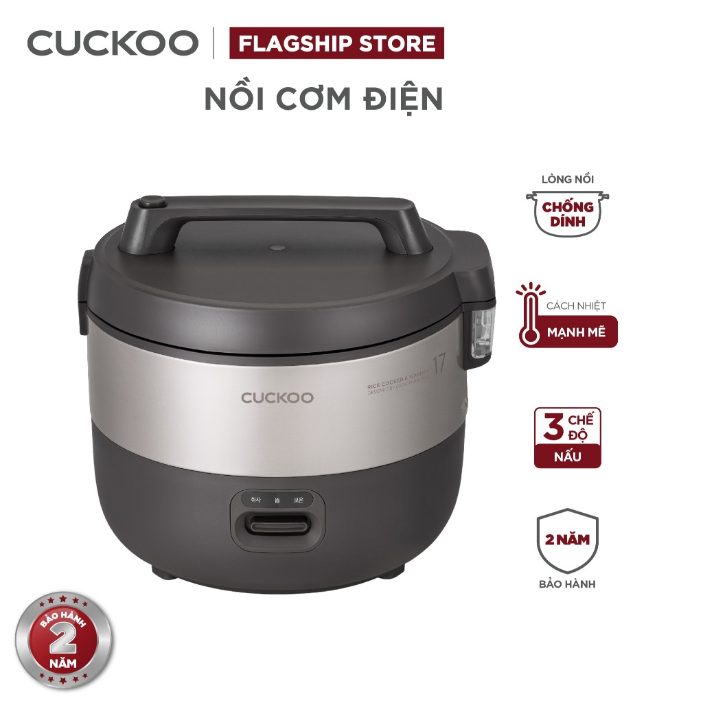 Ảnh Nồi Cơm Điện Cuckoo 3 lít CR-1755- Lòng nồi chống dính- Hàng chính hãng- Bảo hành 2 năm 1