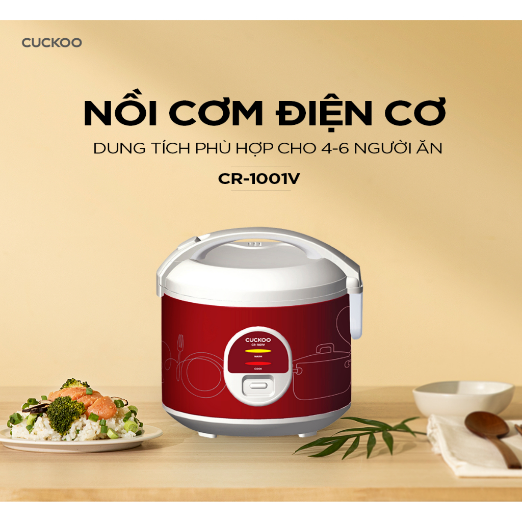 Ảnh Nồi Cơm Điện Cuckoo 1.8 lít CR-1001V - Lòng nồi chóng dính - Hàng Chính hãng- Bảo hành 2 năm 3