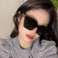Kính mắt râm mát thời trang nữ nam mắt kính chống tia UV siêu hot hit phong cách retro Hàn Quốc đẹp cá tính ABICA 330