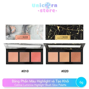 Bảng Phấn Bắt Sáng 3 Ô Catrice Luminice Highlight & Glow Palette 12.6G
