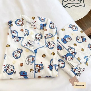 Bộ ngủ pijama, Đồ Bộ Gồm Áo kèm Quần short Bò Sữa Cute